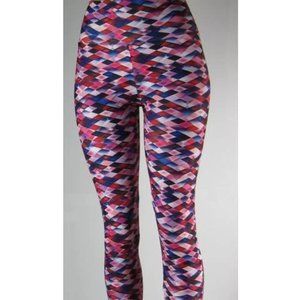 Geometric Multicolored Diamond Leggings